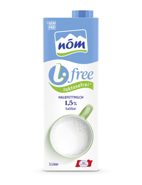 Nöm L.free Halbfett H-Milch 1,5% Laktosefrei