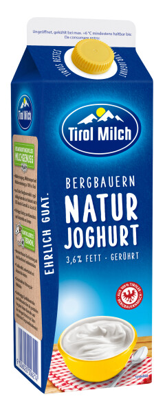 Tirol Milch Bergbauern Naturjoghurt 3,6% gerührt