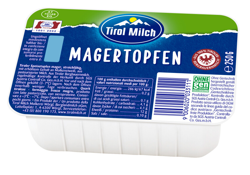 Tirol Milch Tiroler Speisetopfen 0%