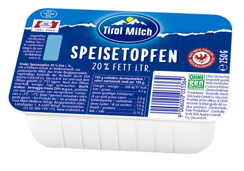 Tirol Milch Speisetopfen