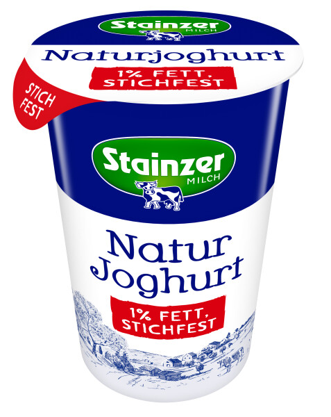 Stainzer Naturjoghurt stichfest 1%