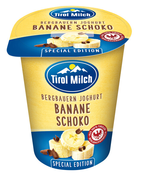 Tirol Milch Fruchtjoghurt Banane-Schoko