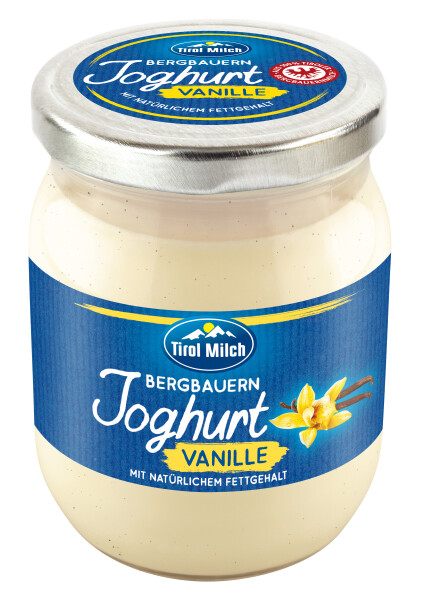 Tirol Milch Bergbauern Joghurt Vanille