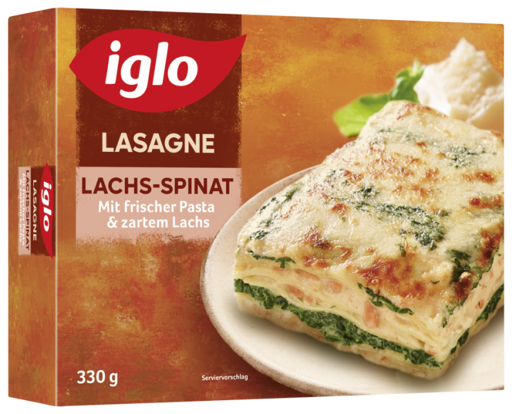Iglo Lachs-Spinat-Lasagne