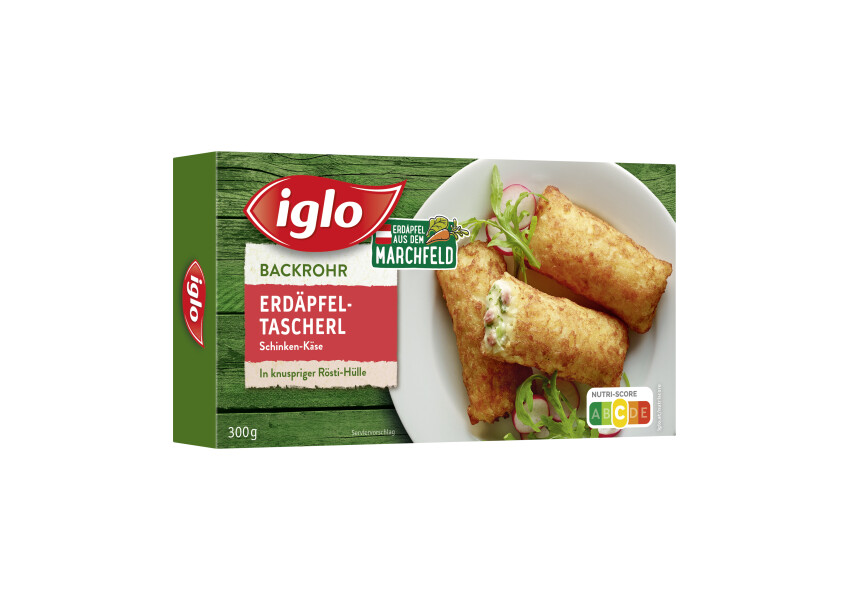 Iglo Schinken-Käse Erdäpfeltascherl