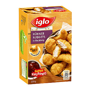 Iglo Hühner Nuggets in Backteig