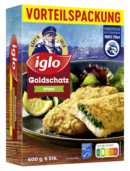 Iglo Goldschatz Spinat Vorteilspackung