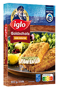 Iglo Goldschatz Käse Kräuter
