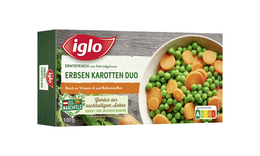 Iglo Erbsen Karotten Duo