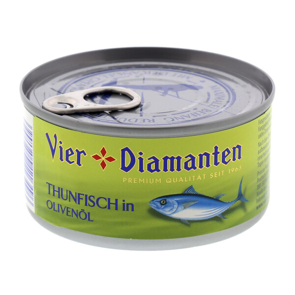 Vier Diamanten Thunfisch in Olivenöl