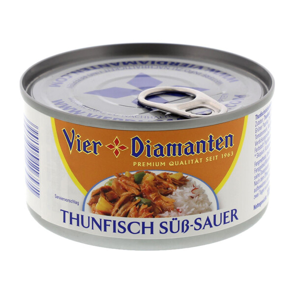 Vier Diamanten Thunfisch Süß-Sauer