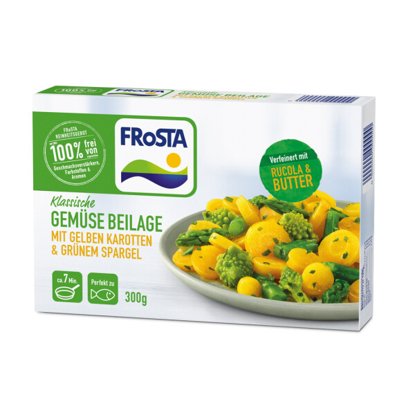Frosta Gemüsebeilage Spargel & Karotten