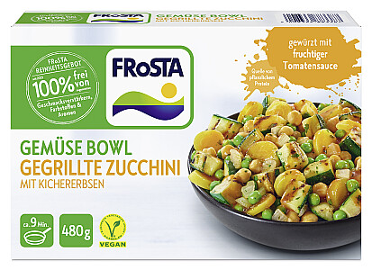 Frosta Gemüse Bowl Gegrillte Zucchini