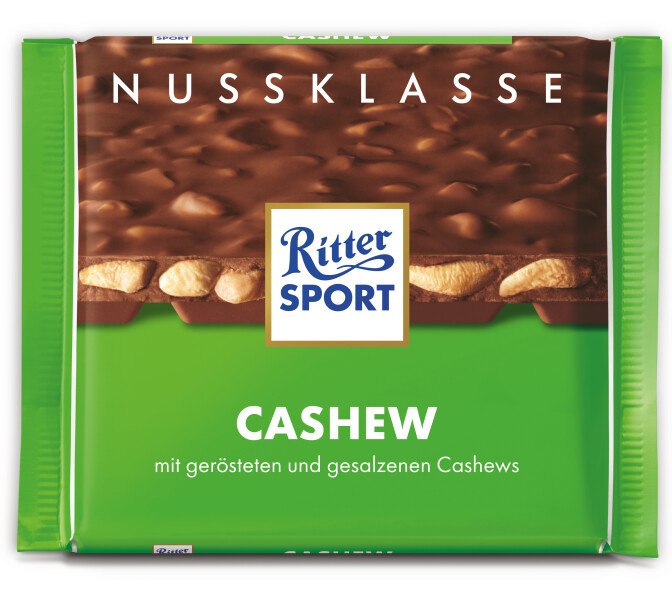 Ritter Sport Schokolade Nussklasse Cashew