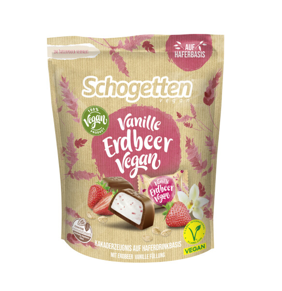 Schogetten Vegan Vanille Erdbeere