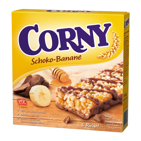 Corny Schoko-Bananemüsliriegel