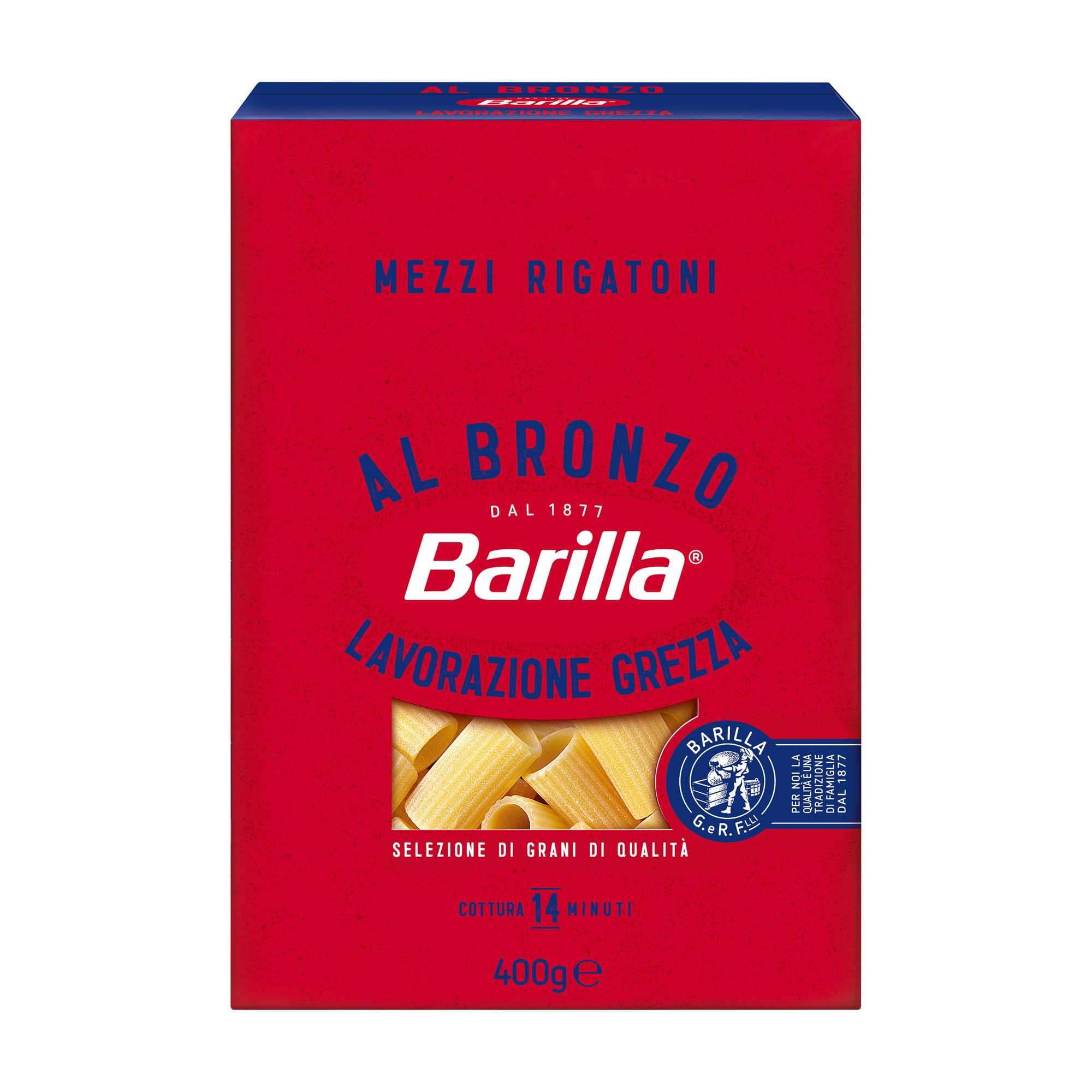 Barilla Al Bronzo Mezzi Rigatoni - Preisvergleich