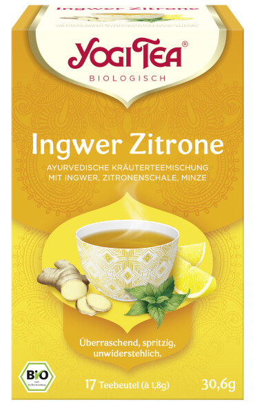 YOGI TEA Bio Ingwer-Zitrone Tee
