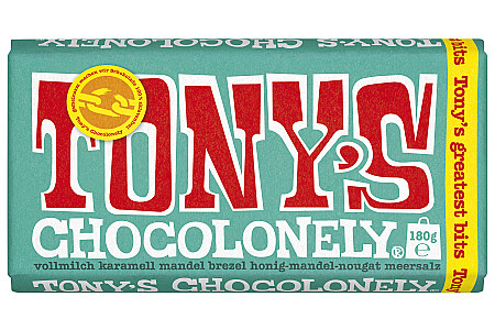 Tony's Chocolonely Honig-Mandelnougat und Meersalz