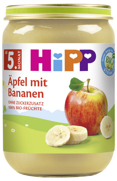Hipp Früchte Apfel mit Banane Bio