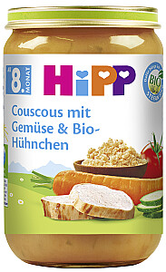 HiPP Bio Couscous-Gemüse-Biohühnchen 8. Monat