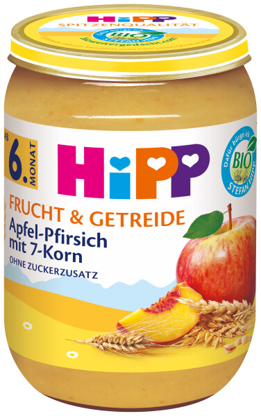 Hipp Frucht & Getreide Apfel-Pfirsich 7-Korn