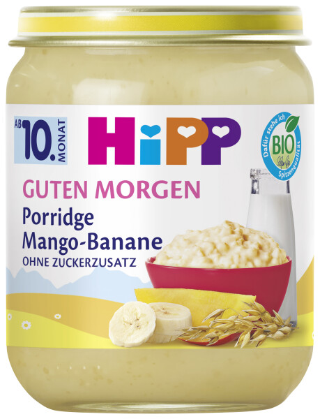 Hipp Bio Frühstücks-Porridge Mango-Banane-Haferbrei