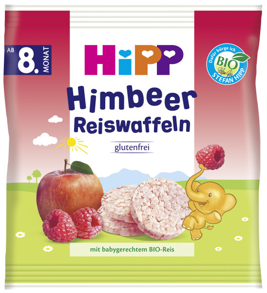 Hipp Himbeer Reiswaffeln Bio