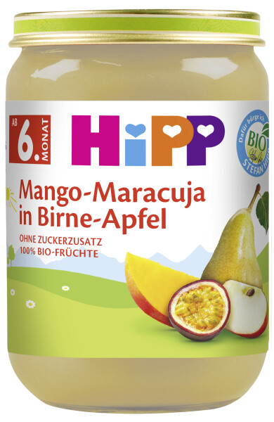 Hipp Früchte Mango Maracuja Birne Bio