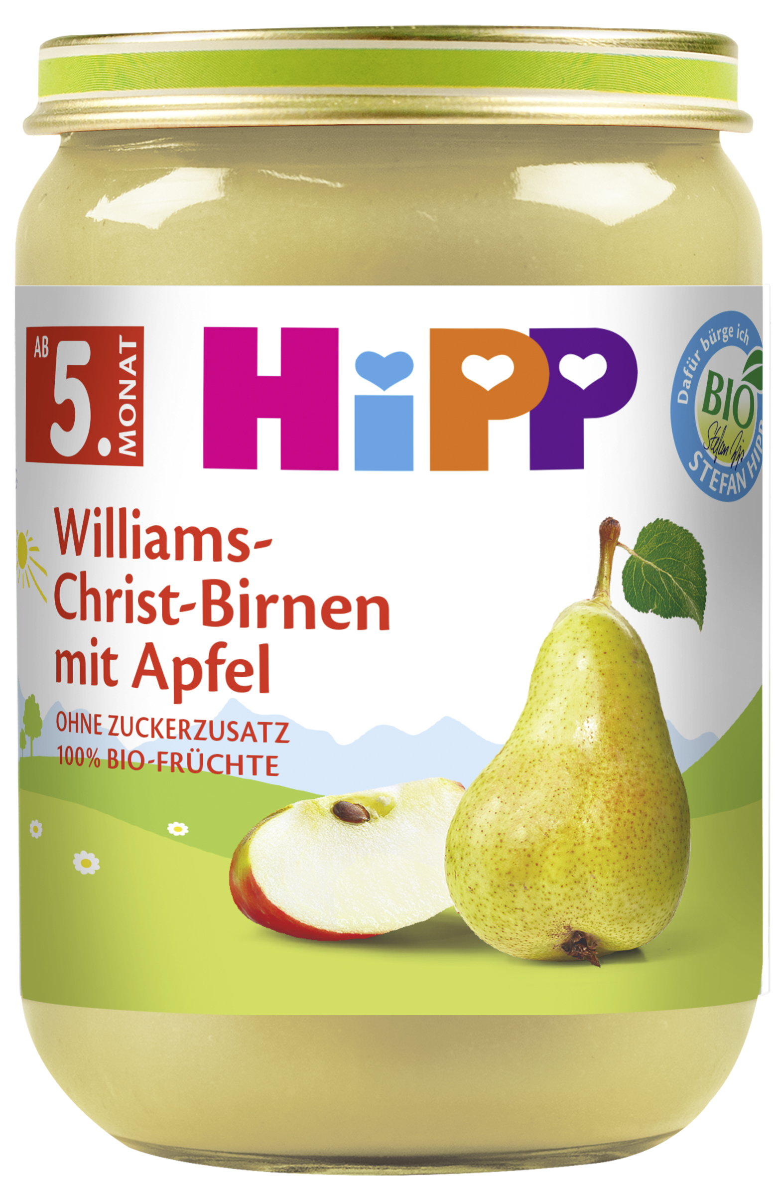 HiPP Williams-Christ-Birnen mit Apfel 4. Monat