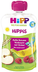 Hipp Hippis Apfel-Banane-Himbeere mit Vollkorn