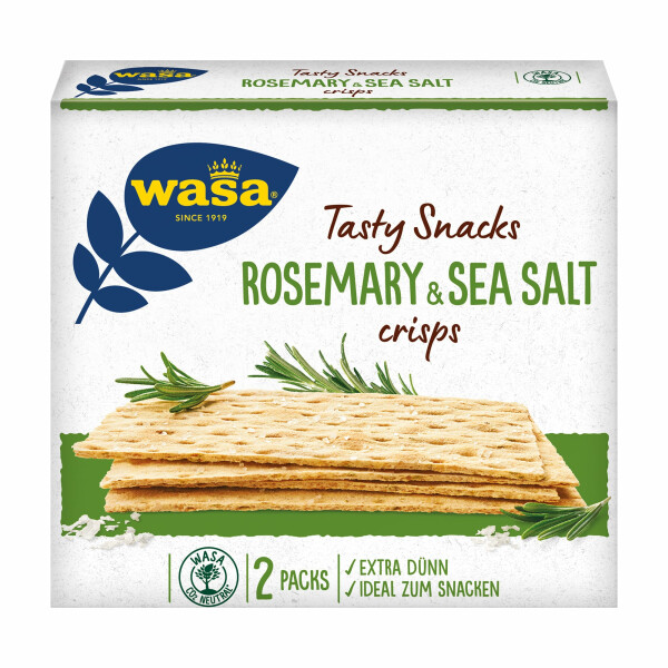 Wasa Delicate Thin Crisp Rosmarin & Salz