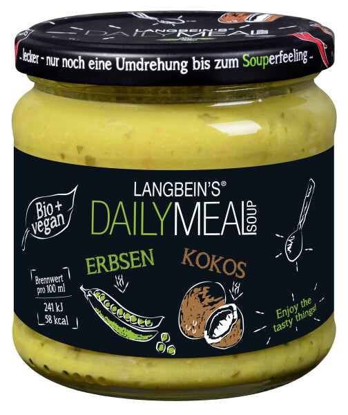 Daily Meal Bio Erbsen-Kokos Suppe