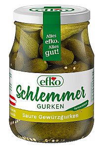 efko Schlemmergurken Saure Gewürzgurken