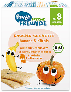 Freche Freunde BIO Knusper-Schnitte Banane & Kürbis