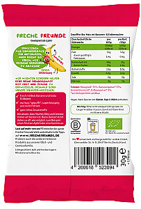 Freche Freunde Knusper-Herzchen Banane & Erdbeere