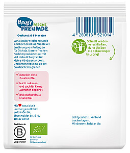 Freche Freunde Bio Babykekse Dinkel & Erdbeere