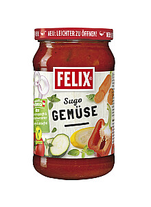 Felix Sugo mit Gemüse