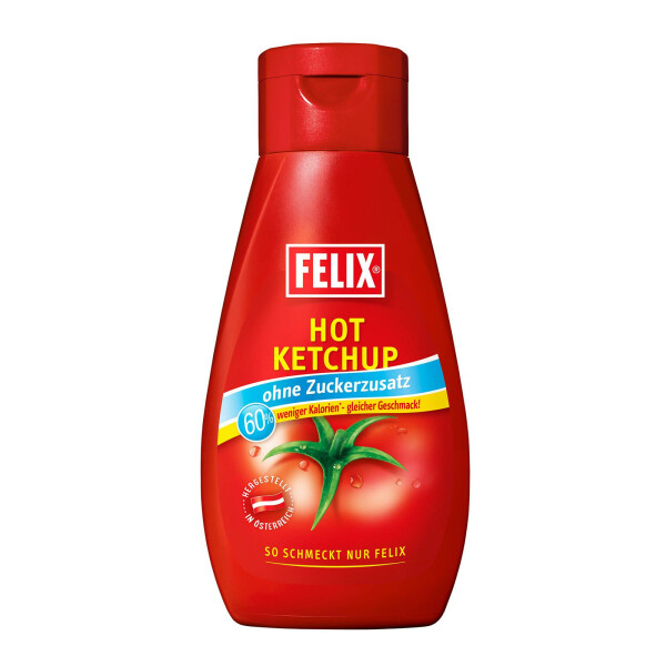 Felix Hot Ketchup ohne Zuckerzusatz