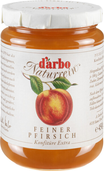 Darbo Naturrein Pfirsich Konfitüre Extra
