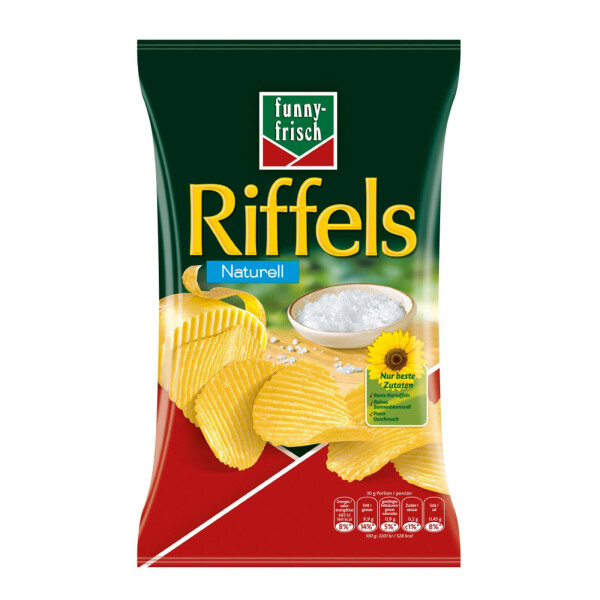 Funny Frisch Riffels Chips Naturell