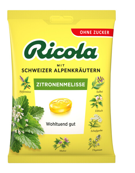 Ricola Kräuterbonbon Zitronenmelisse 75 gr
