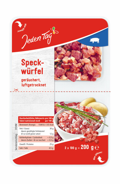 Jeden Tag Speckwürfel 2x100 g