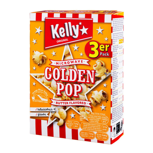 Kelly's Mikrowellenpopcorn Golden Pop