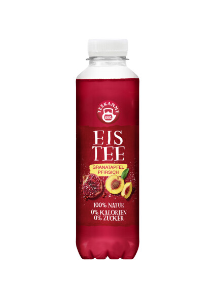 Teekanne Eistee Granatapfel-Pfirsich