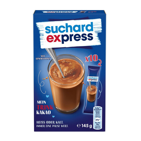 Suchard Express Trinkkakao Sticks 10er