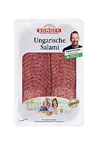 Sorger Ungarische Salami aufgeschnitten