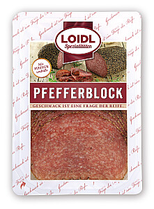 Loidl Pfefferblock geschnitten