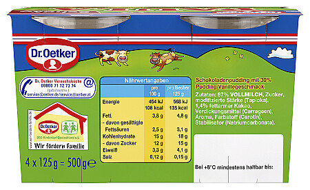 Paulas Schokopudding mit Vanille