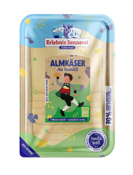 ErlebnisSennerei Zillertal Almkäse Scheiben